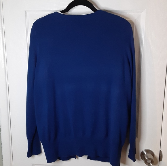 Premise Studio royal blue cardigan sweater 0X - Picture 6 of 12